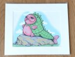"Just a normal Iguana" - Print
