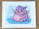 "Just a normal Hippo" - Print